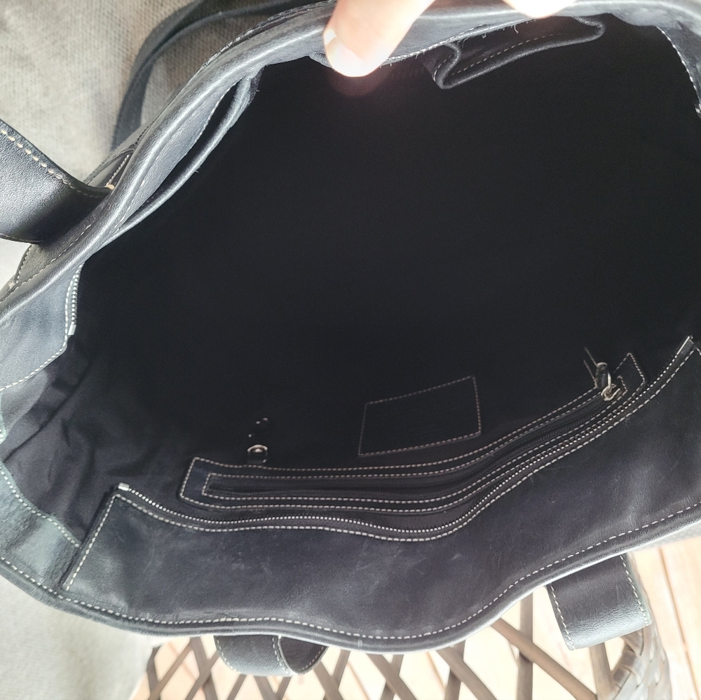 Coach Transatlantic Tote Crossbody Travel Weekend F70102 14"X 14" - Picture 10 of 15